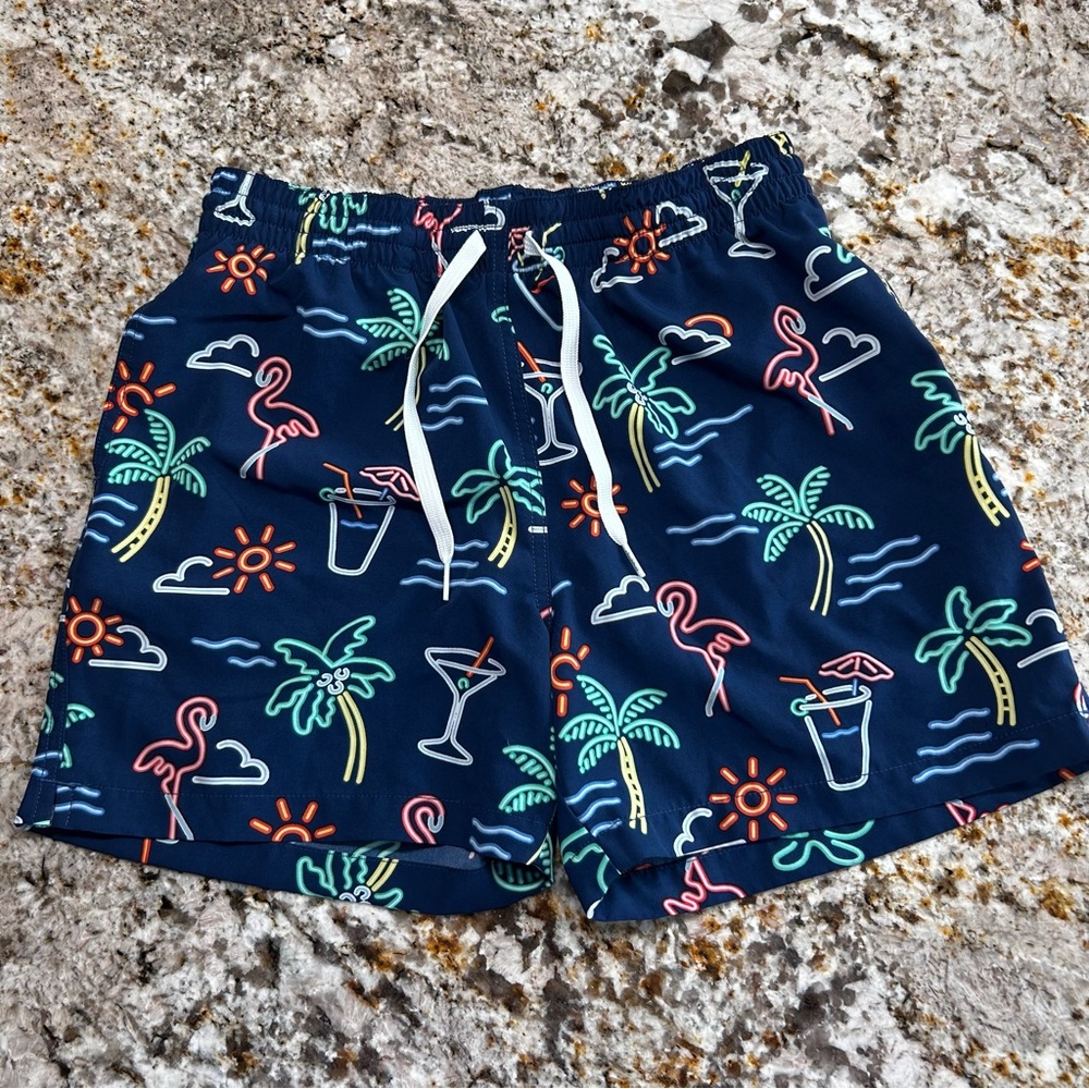 Chubbies The Neon Lights 5.5" Inseam Swim Trunks Mens Size Medium